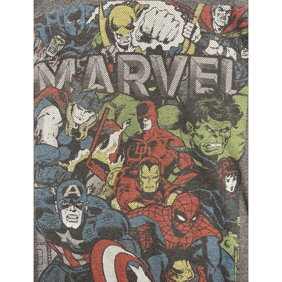 Marvel Comics Other - MEN'S MARVEL T-SHIRT / SHORT SLEEVE / GRAY / 3XL / HULK,SPIDERMAN,IRONMAN & MORE